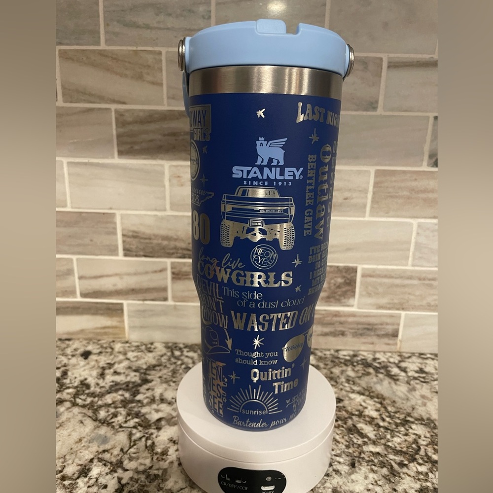 Morgan wallen laser engraved Stanley tumbler pick size color Valentines Day Gift - Picture 10 of 10